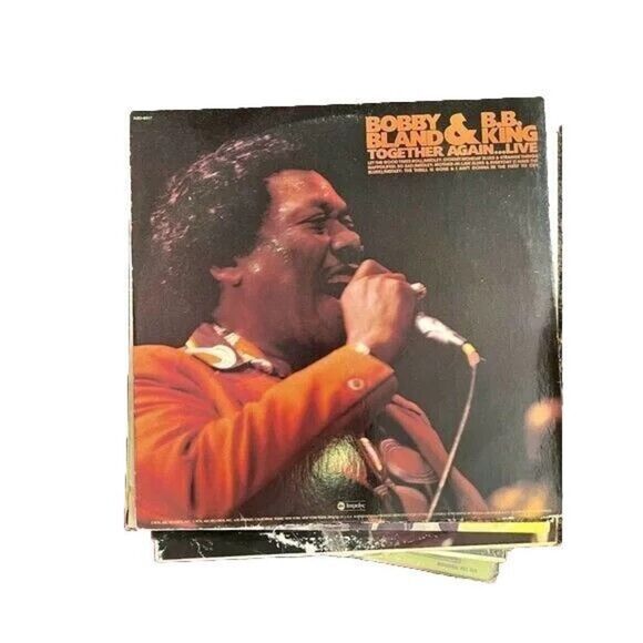 Bobby Bland & B.B. King-"Together Again...Live" 12" Vinyl Lp Vintage